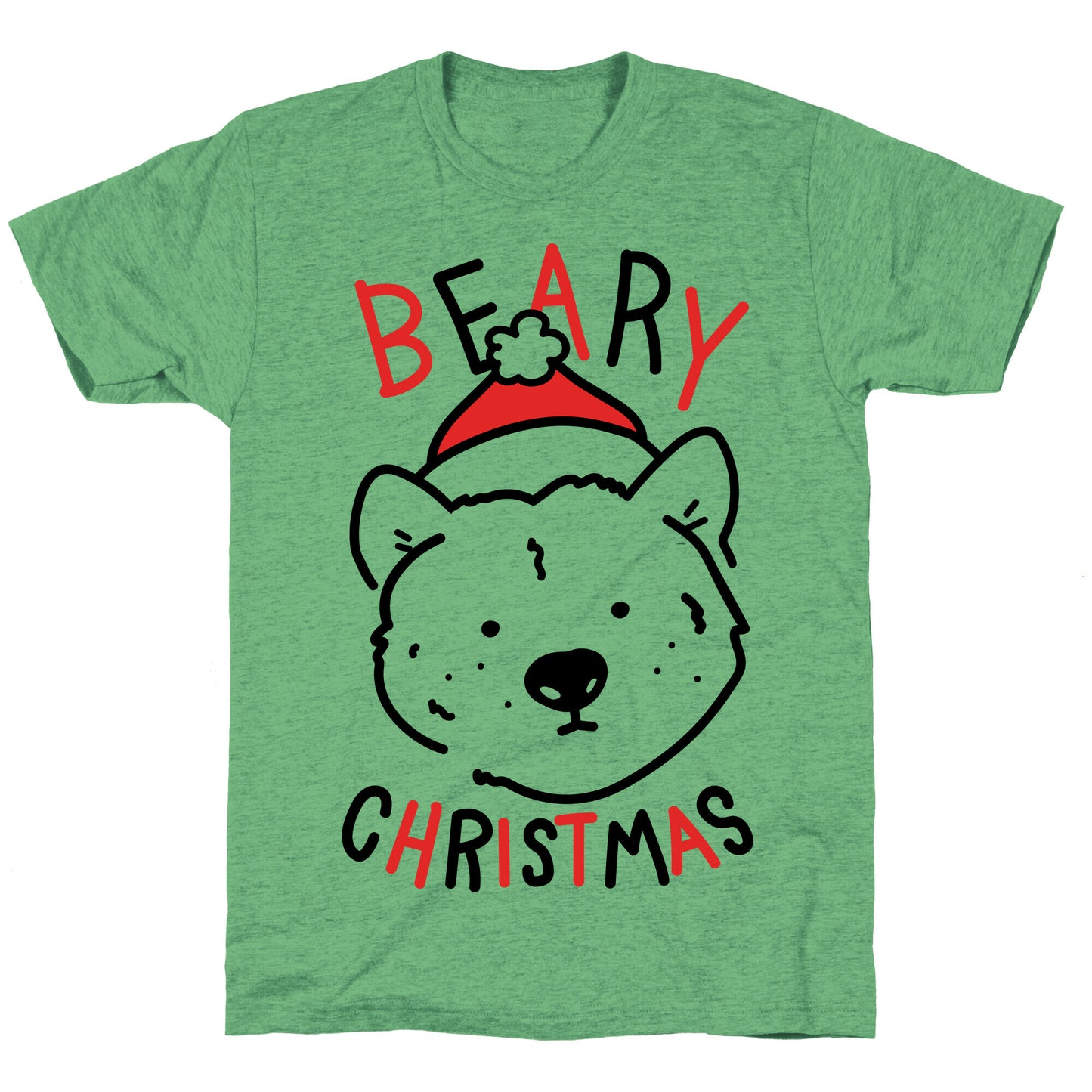Beary Christmas Unisex Triblend Tee