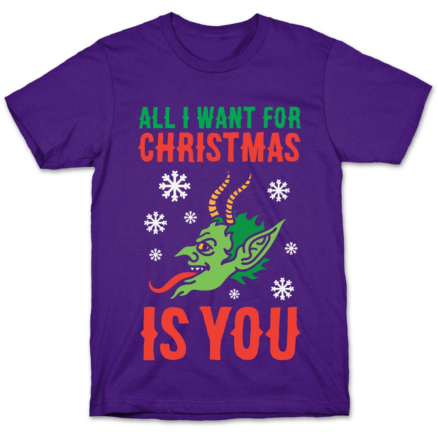 All I Want For Christmas Is You Krampus T-Shirt