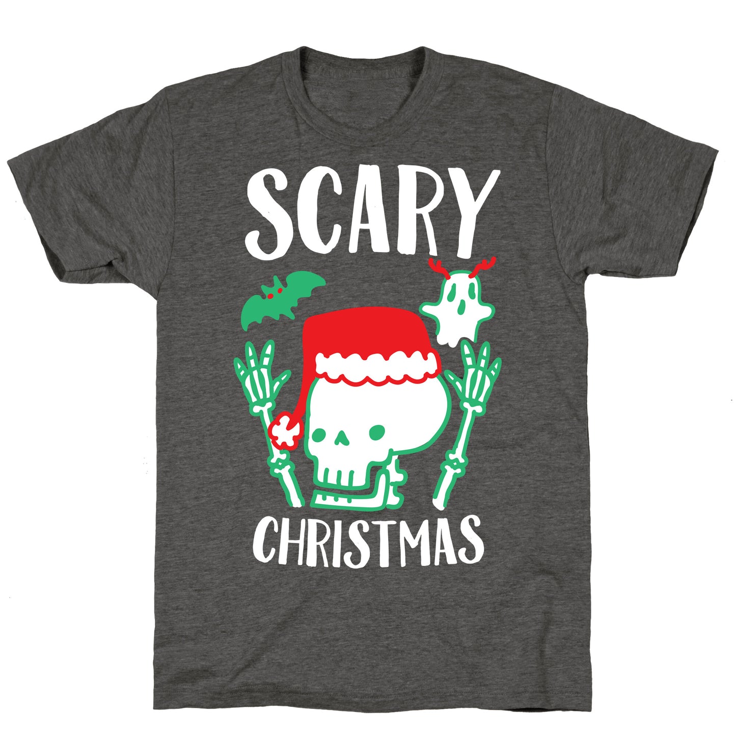 Scary Christmas Unisex Triblend Tee