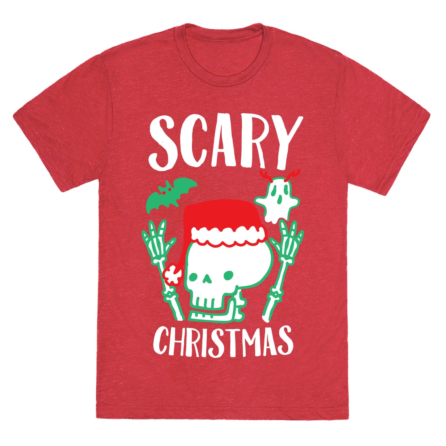 Scary Christmas Unisex Triblend Tee