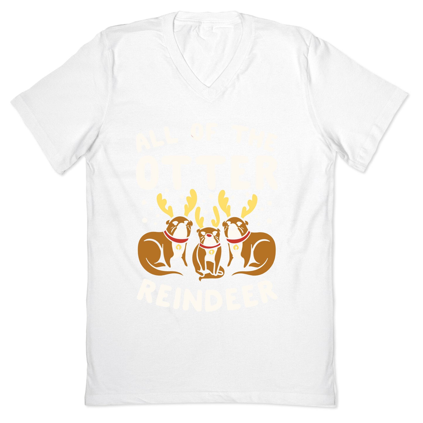 All of The Otter Reindeer V-Neck