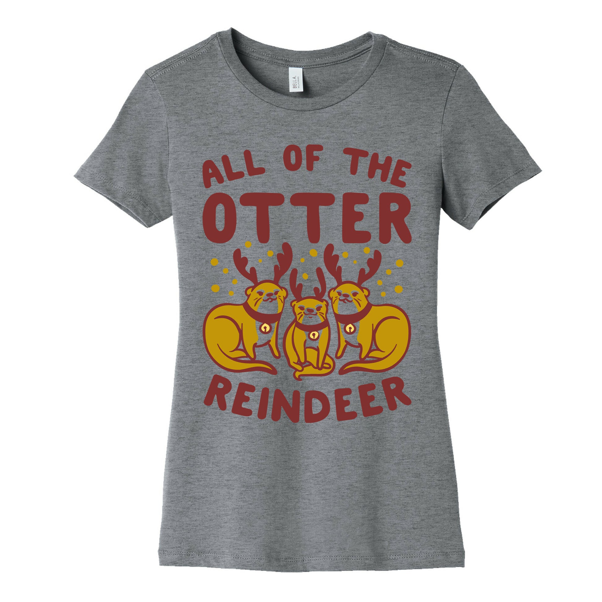 All of The Otter Reindeer Women's Cotton Tee