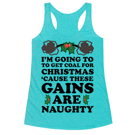 I'm Going to Get Coal for Christmas Racerback Tank