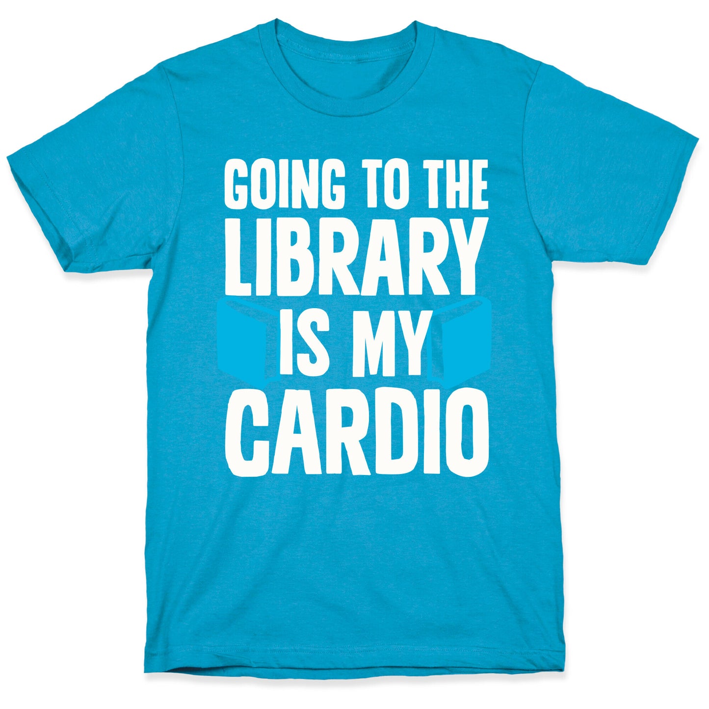 Going to the Library is my Cardio Unisex Triblend Tee