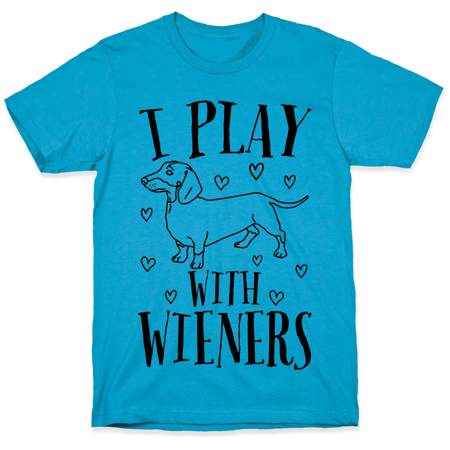 I Play With Wieners Unisex Triblend Tee