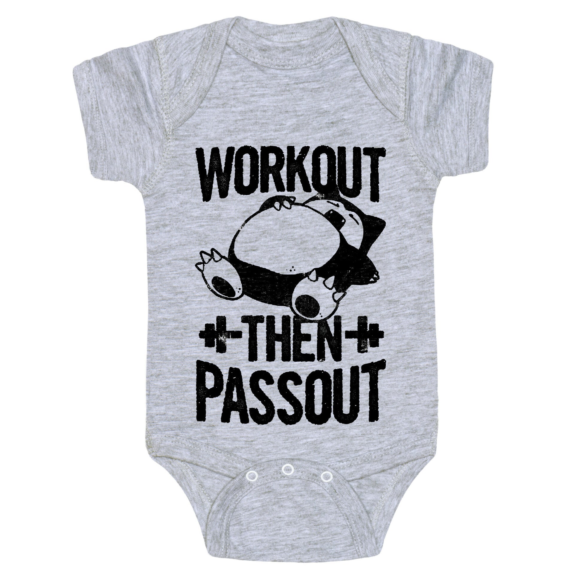 Workout then Passout (Snorlax) Baby One Piece