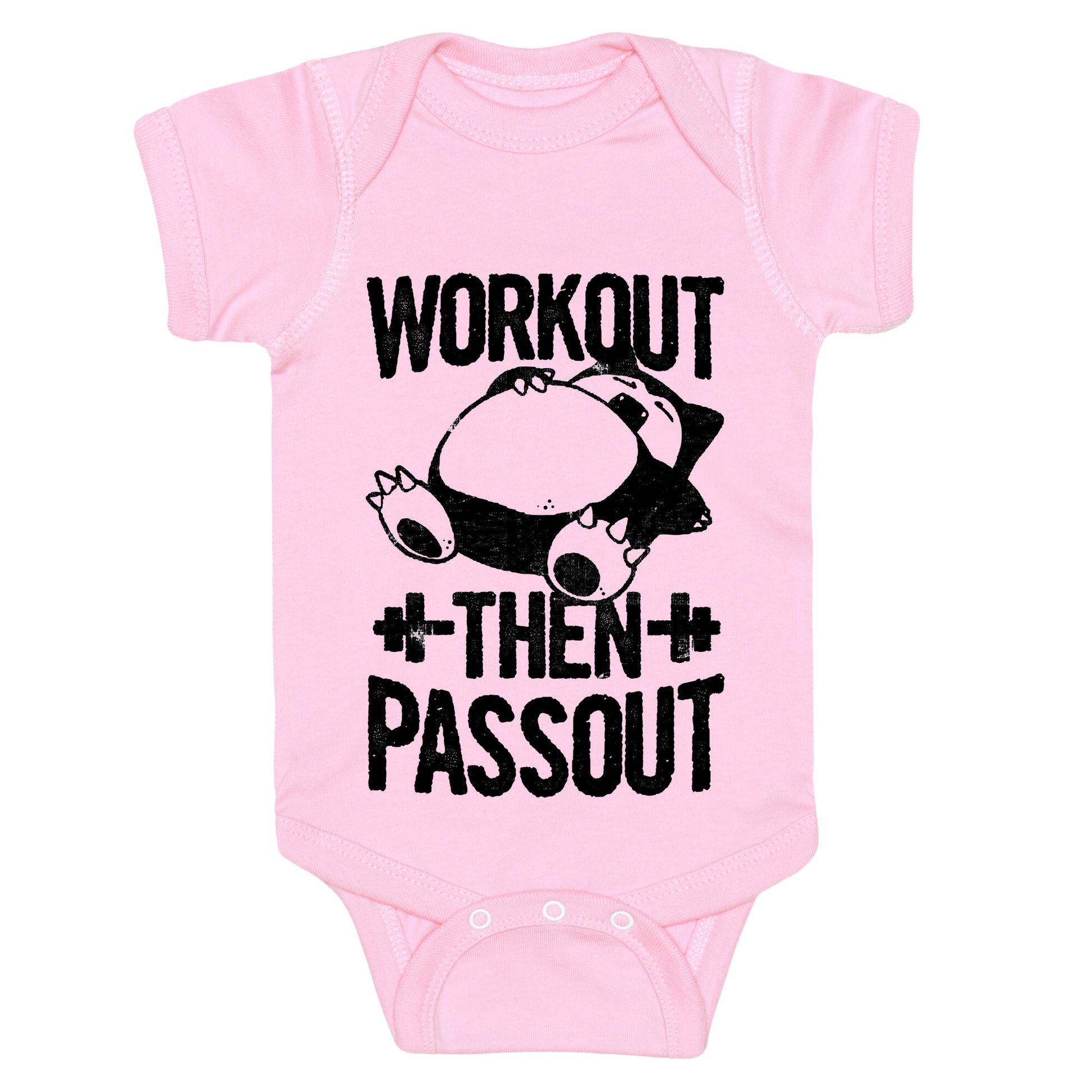 Workout then Passout (Snorlax) Baby One Piece