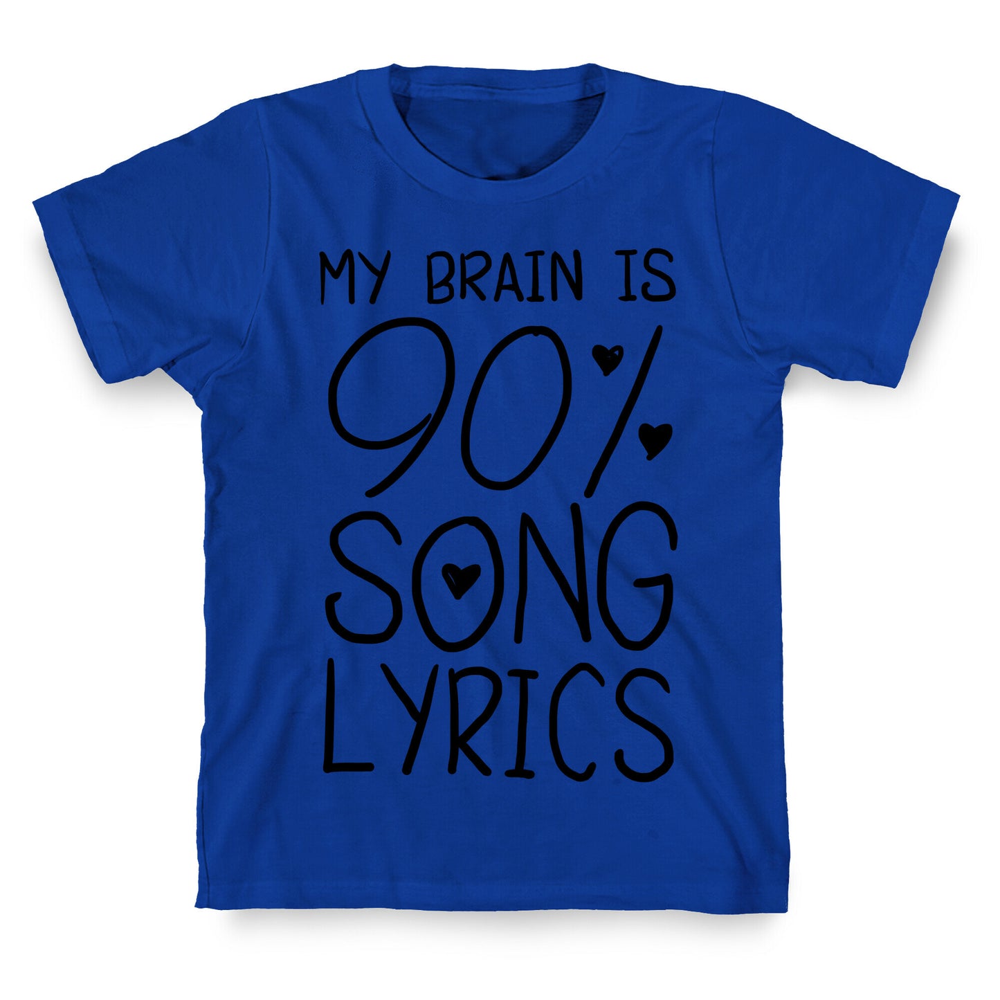 90% Song Lyrics T-Shirt