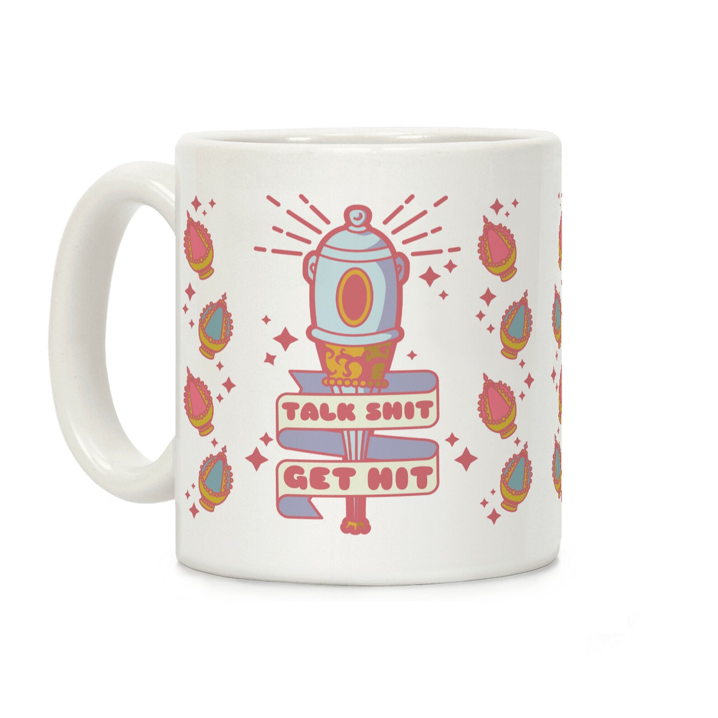 Talk Shit Get Hit Sayaka Bat Coffee Mug