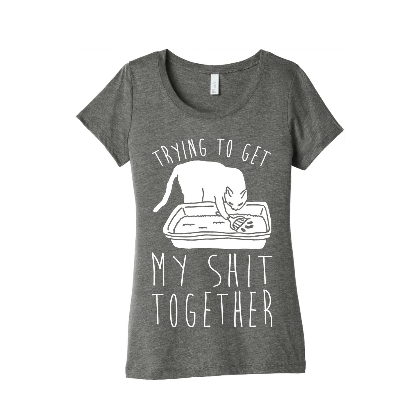 Trying To Get My Shit Together Women's Triblend Tee