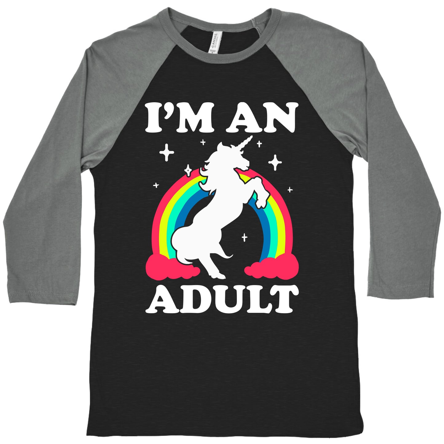 I'm An Adult Baseball Tee