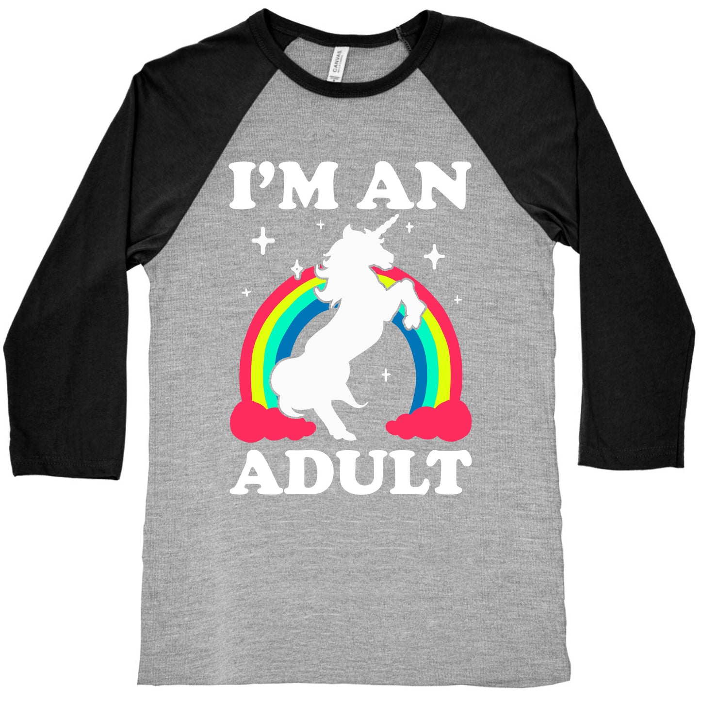 I'm An Adult Baseball Tee