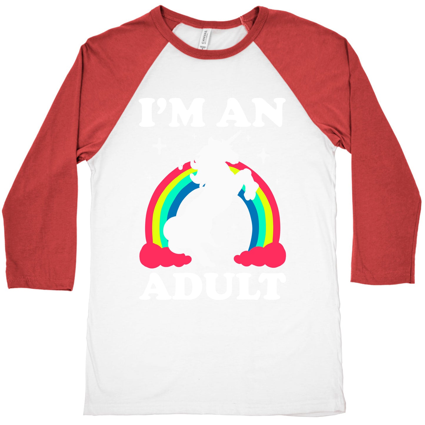 I'm An Adult Baseball Tee