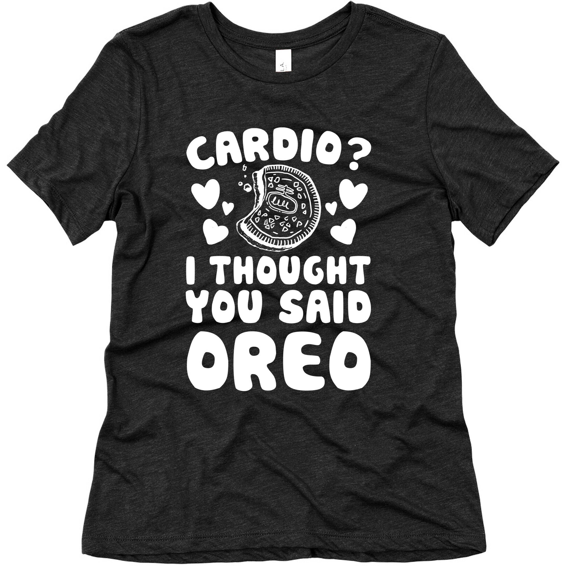 Cardio? I Thought You Said Oreo Women's Triblend Tee