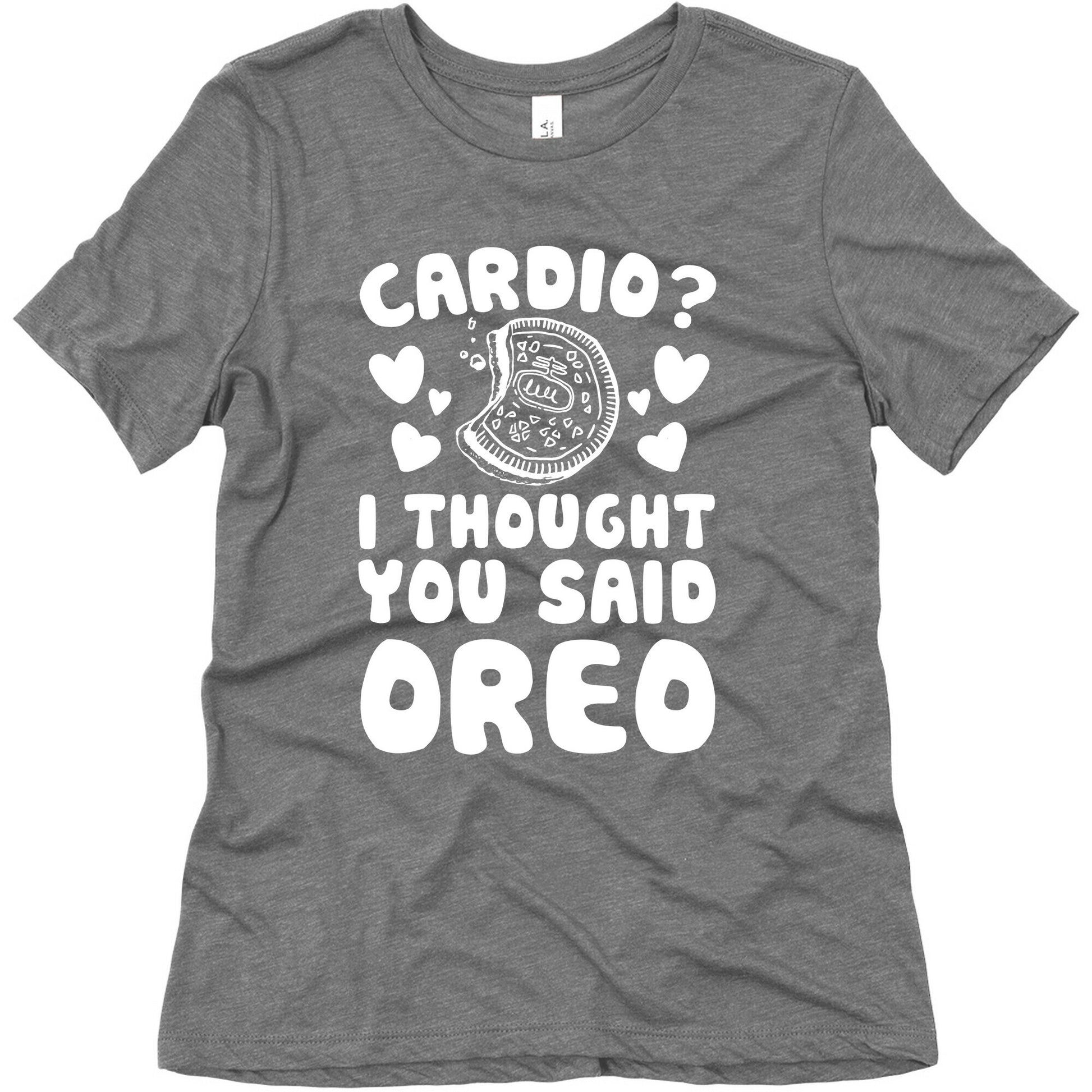 Cardio? I Thought You Said Oreo Women's Triblend Tee