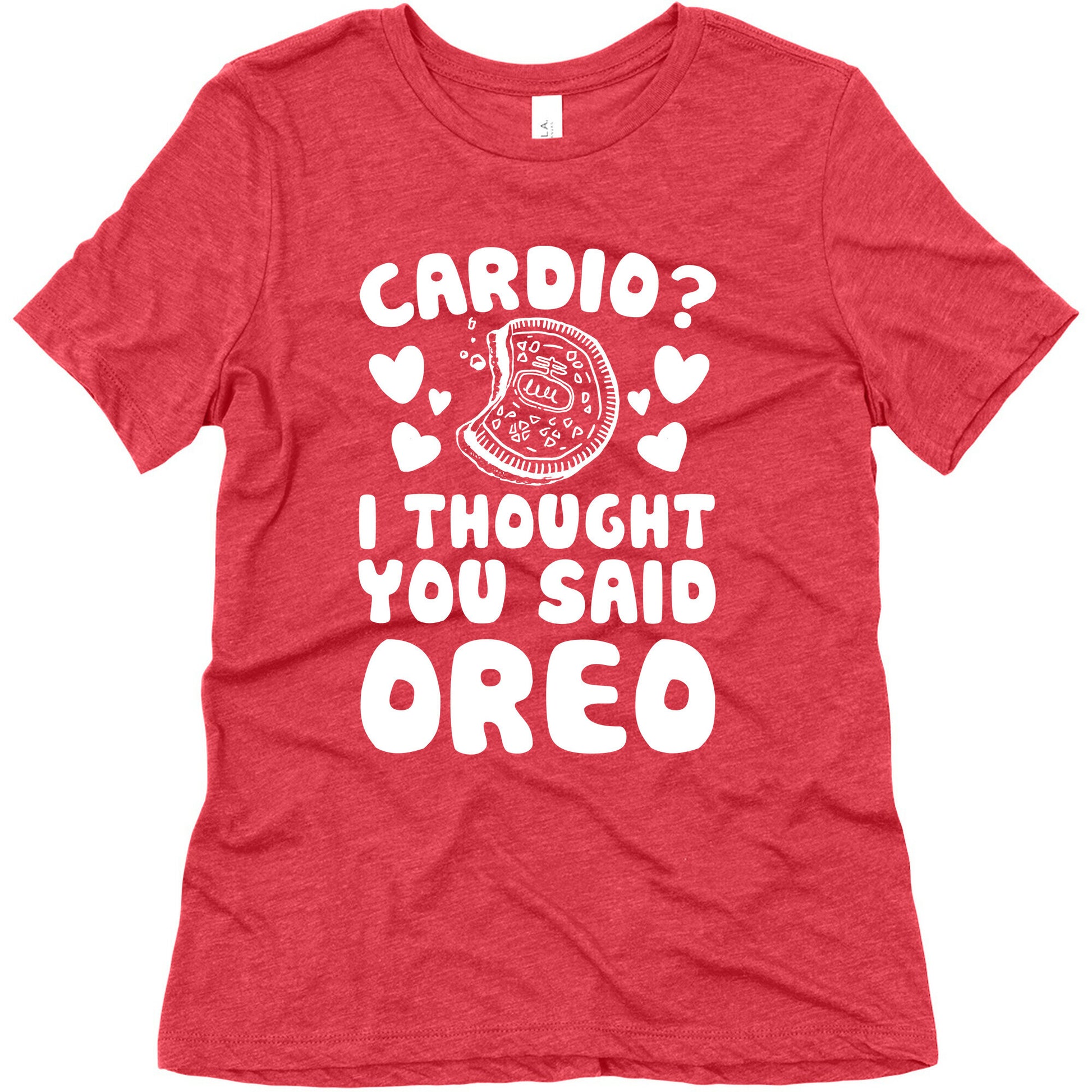 Cardio? I Thought You Said Oreo Women's Triblend Tee
