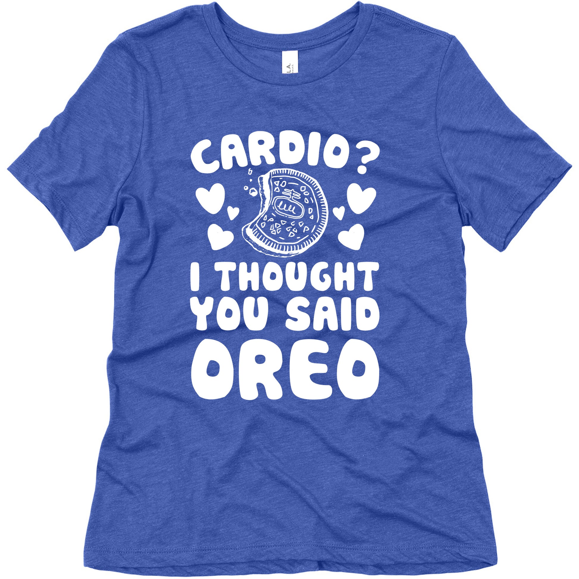 Cardio? I Thought You Said Oreo Women's Triblend Tee