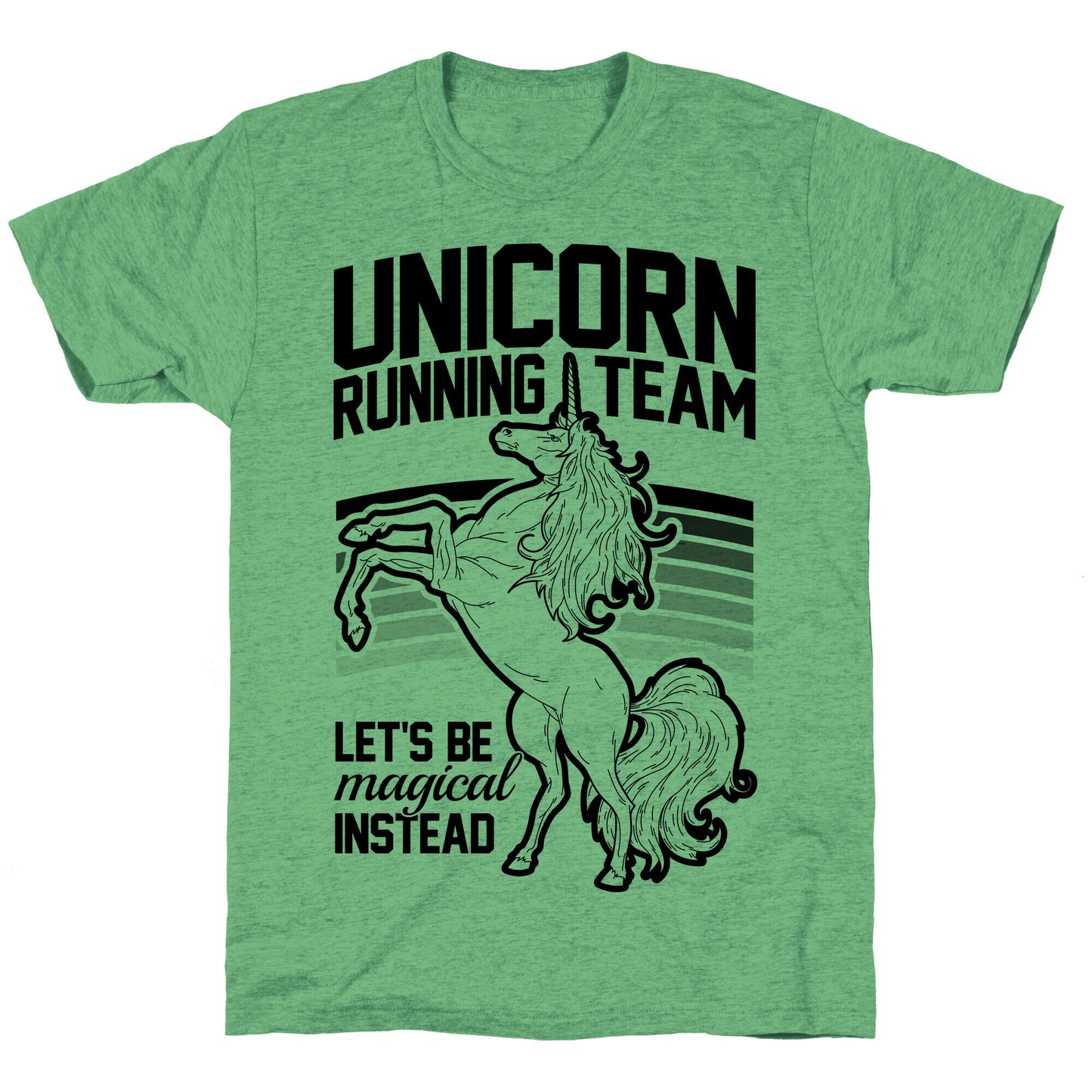 Unicorn Running Team Unisex Triblend Tee