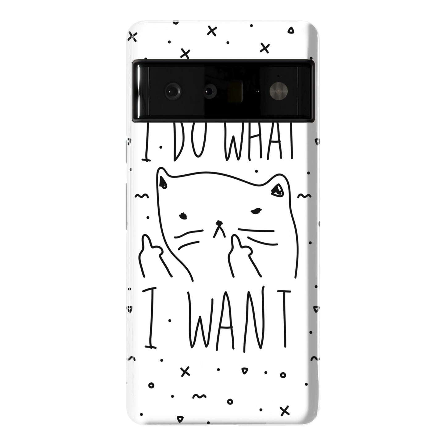 I Do What I Want Cat Phone Case