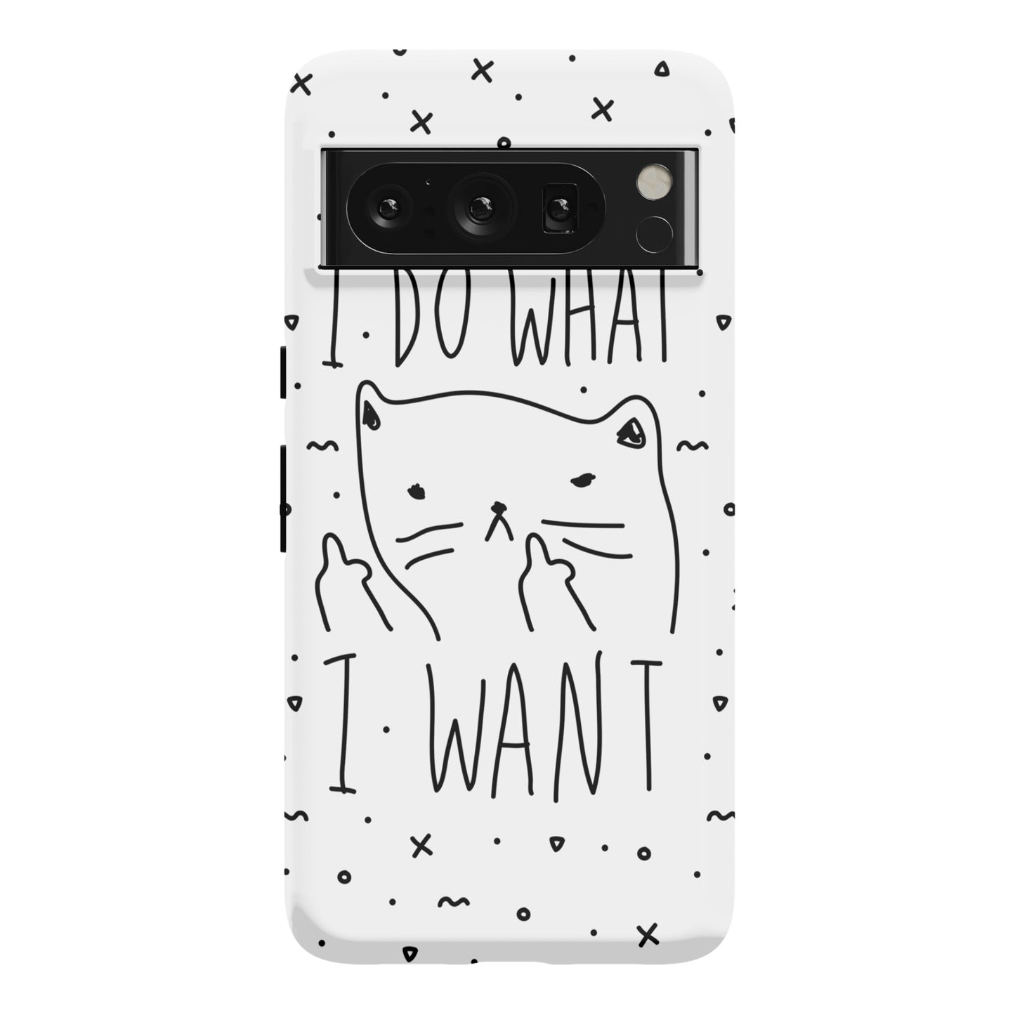 I Do What I Want Cat Phone Case