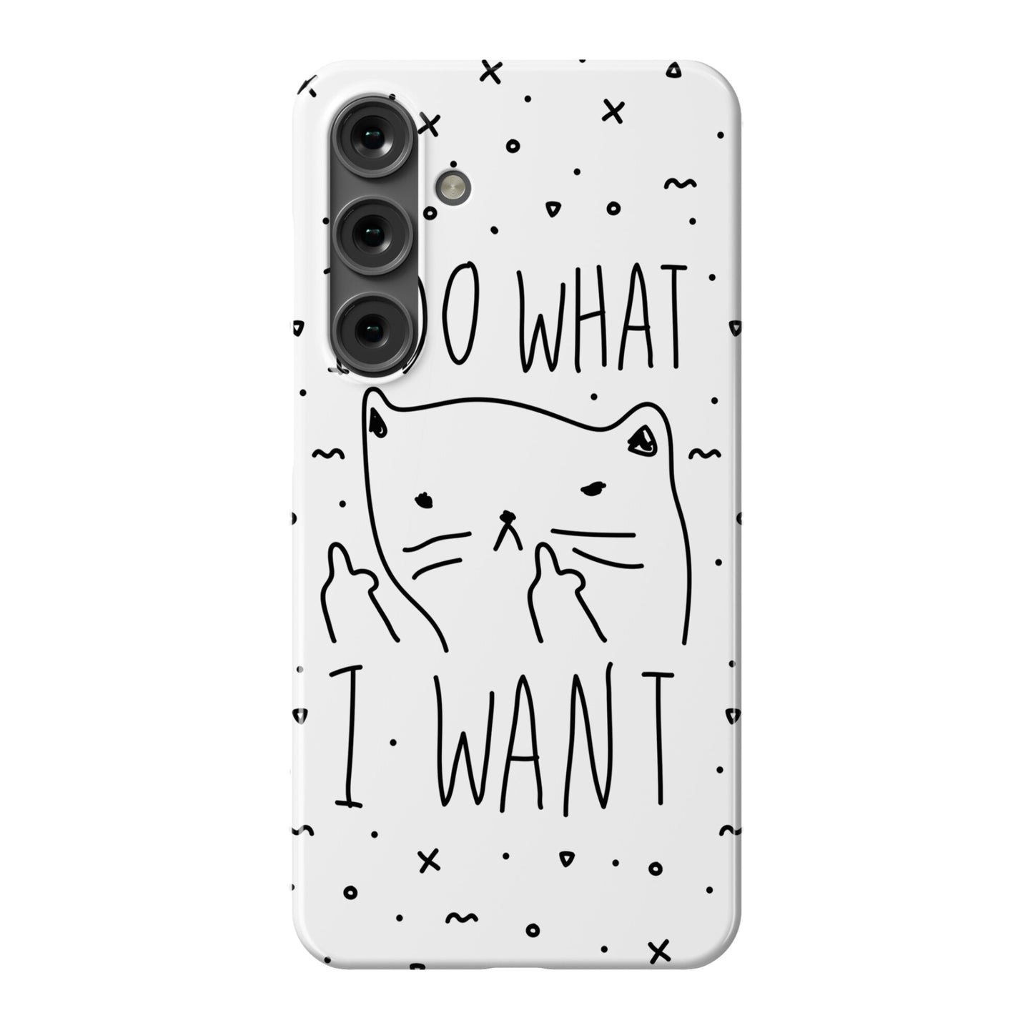I Do What I Want Cat Phone Case