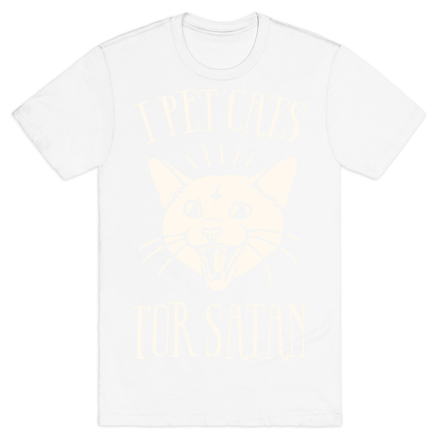 I Pet Cats For Satan T-Shirt