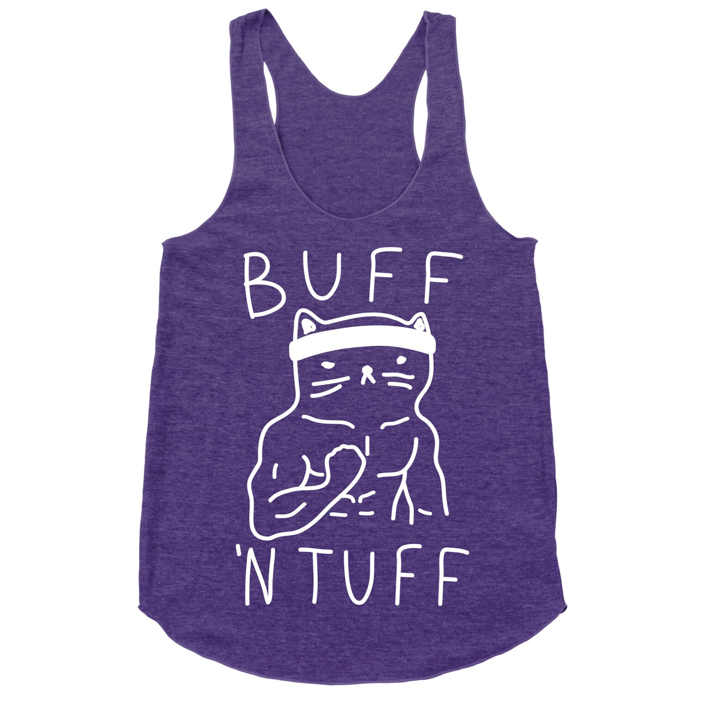 Buff 'N Tuff Cat Racerback Tank