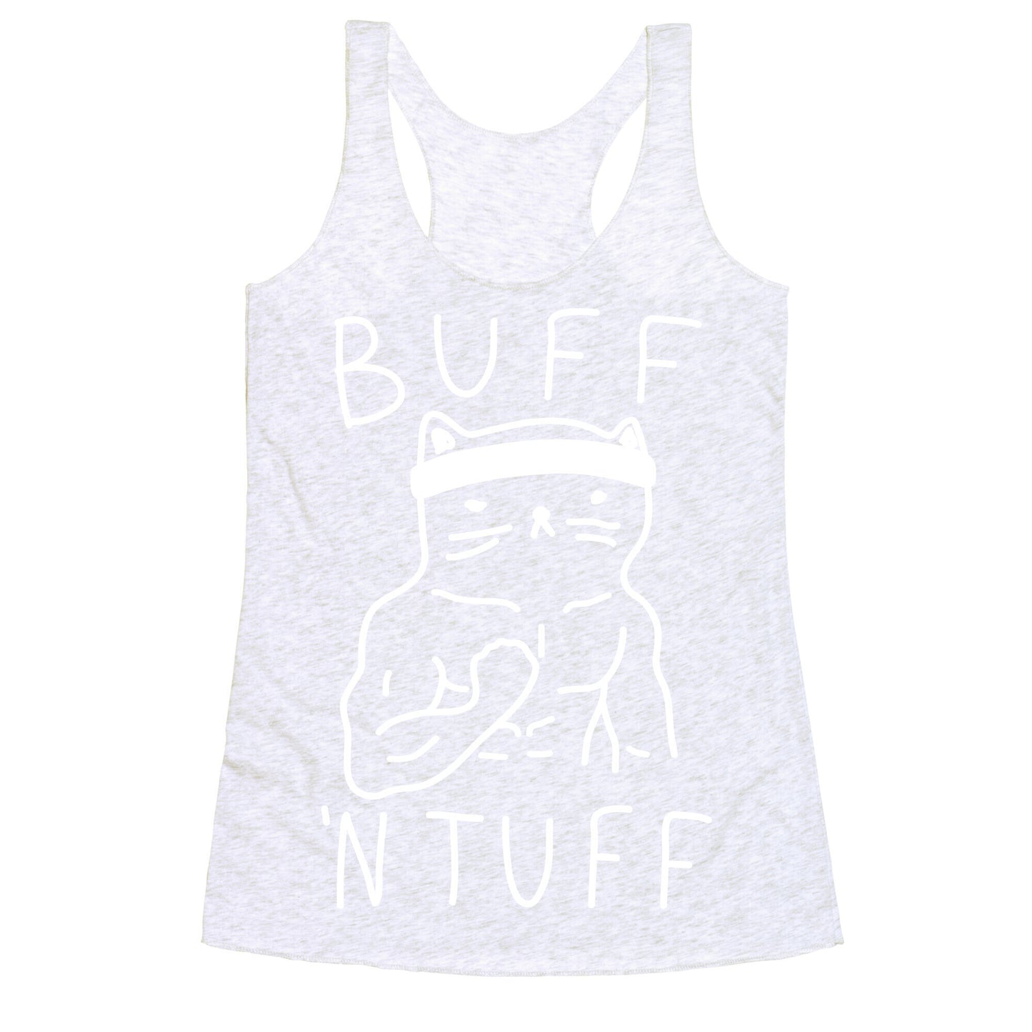 Buff 'N Tuff Cat Racerback Tank