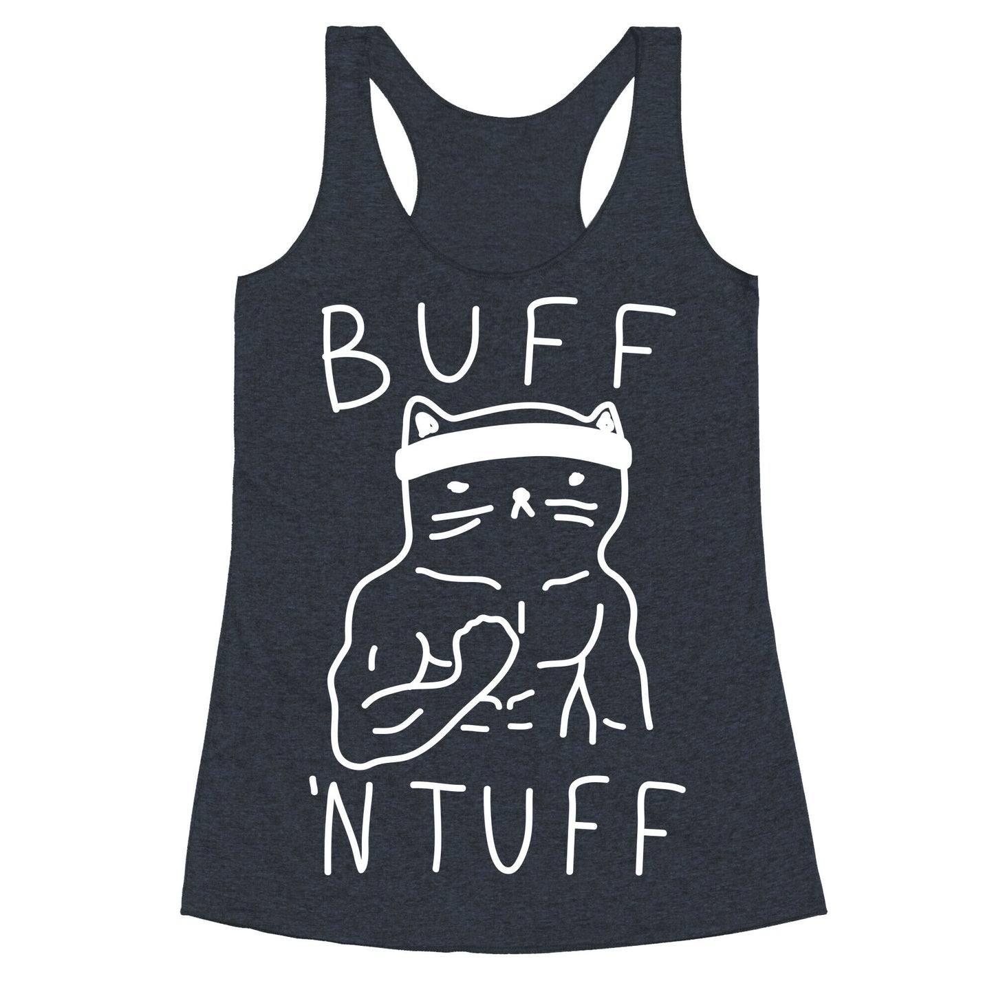 Buff 'N Tuff Cat Racerback Tank