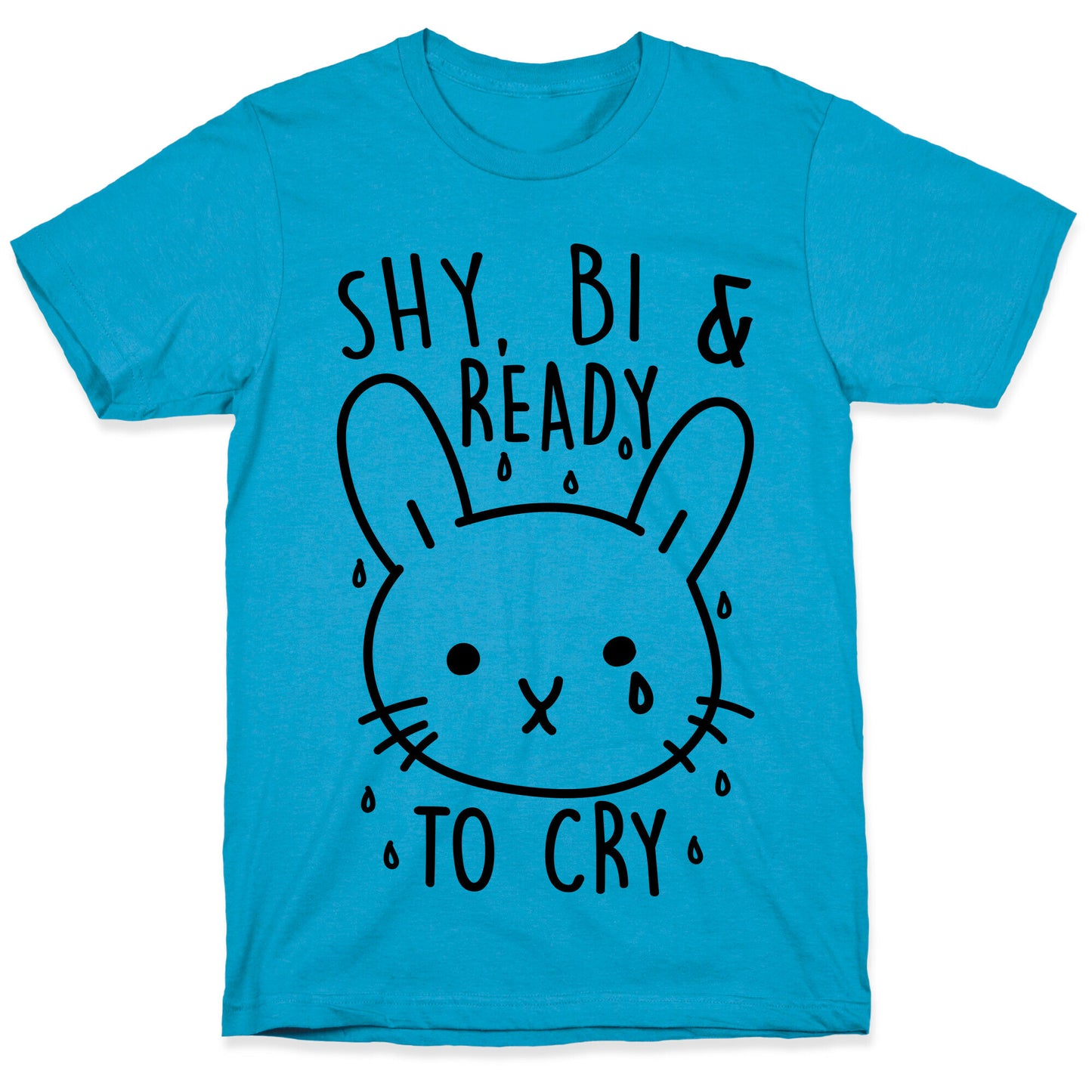 Shy Bi and Ready to Cry Unisex Triblend Tee