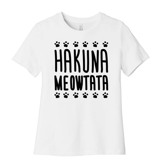 Hakuna Meowtata Women's Cotton Tee