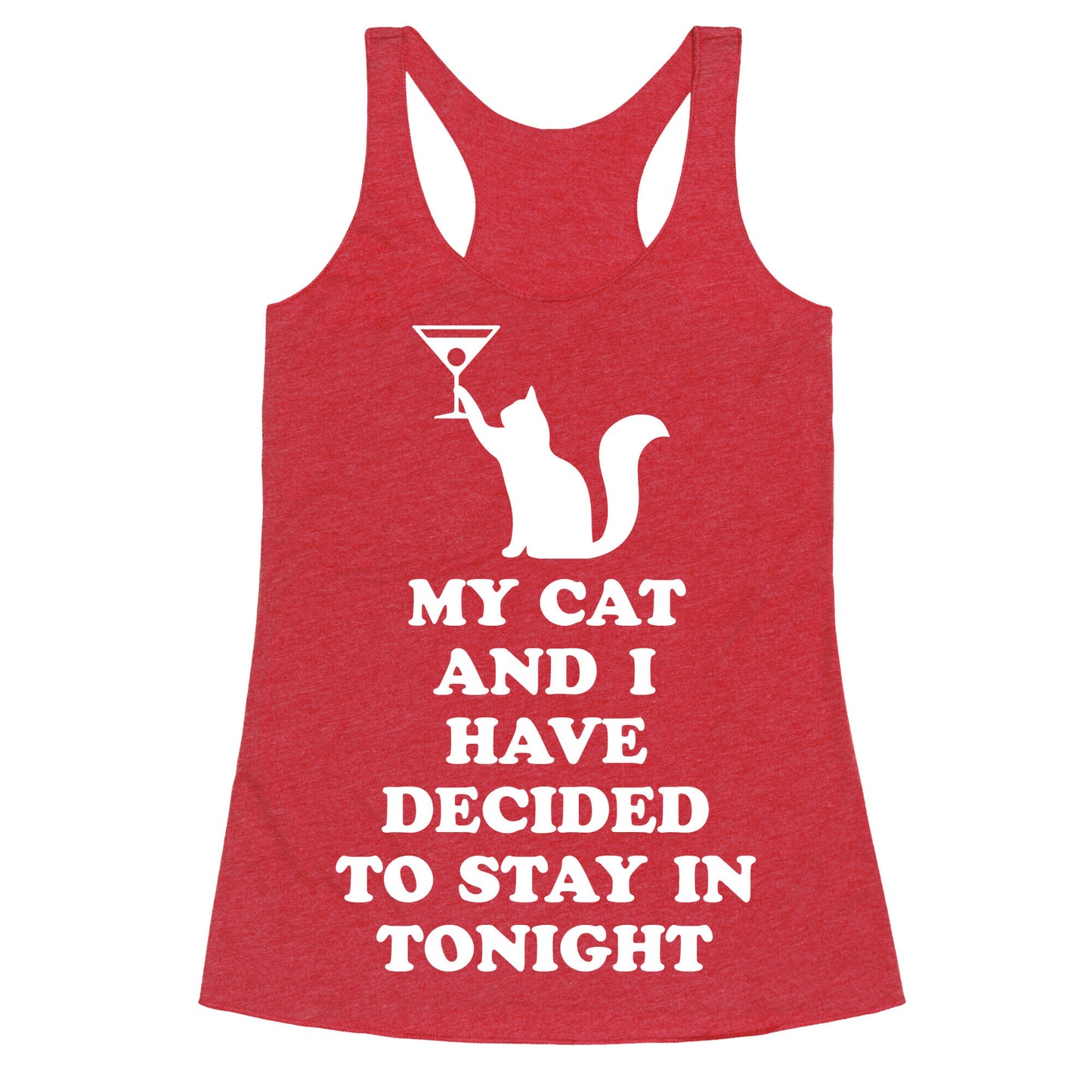 My Cat And I Racerback Tank