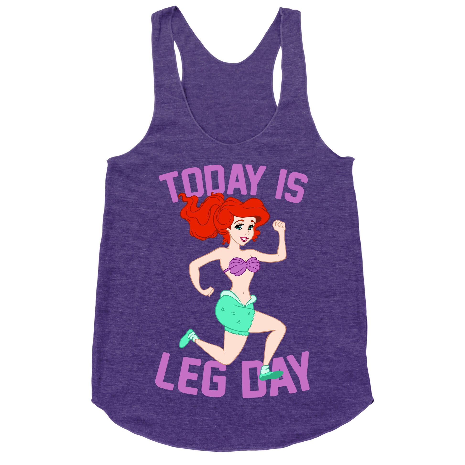 Today Is Leg Day Racerback Tank