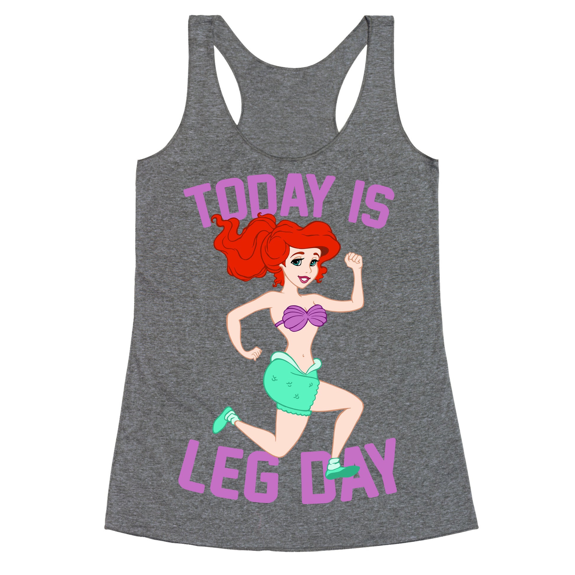 Today Is Leg Day Racerback Tank