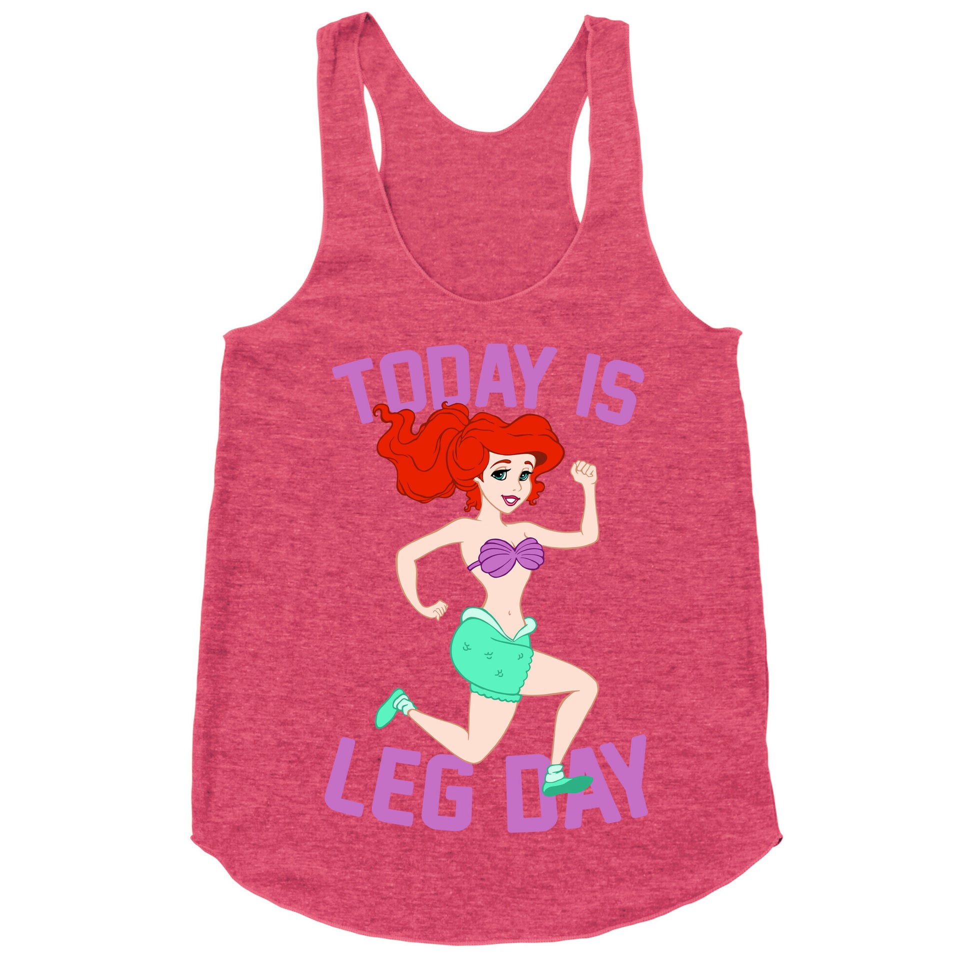 Today Is Leg Day Racerback Tank
