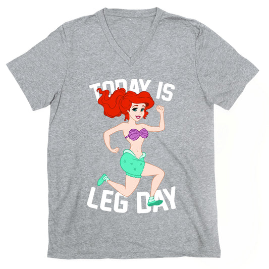 Today Is Leg Day V-Neck