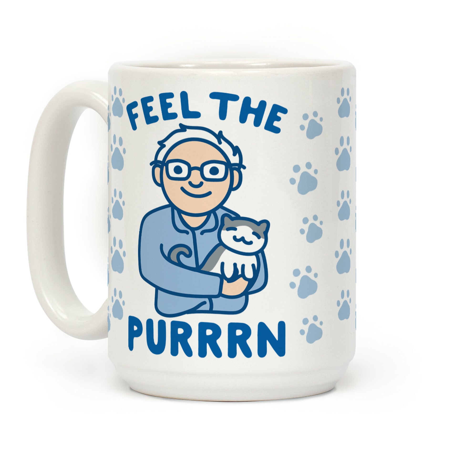 Feel The Purrrn Parody Coffee Mug