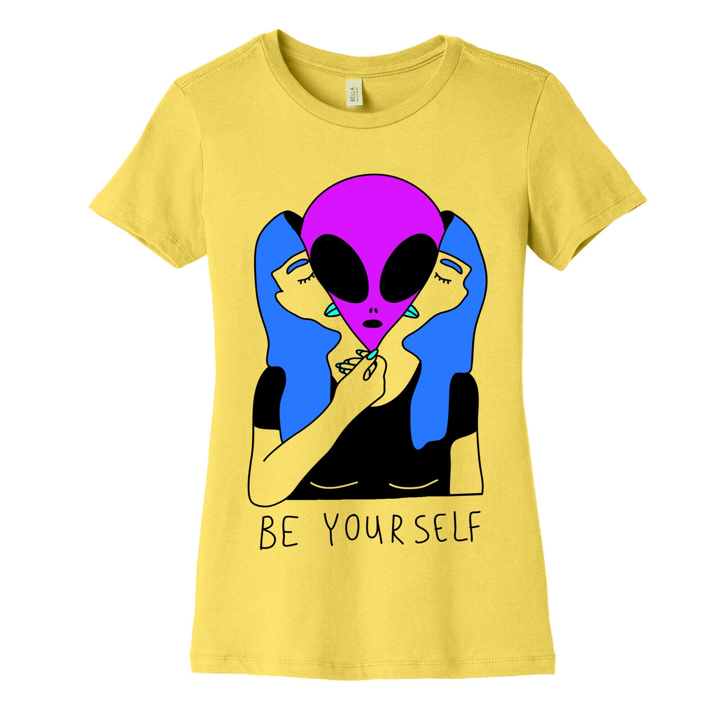 Be Yourself Alien Women's Cotton Tee