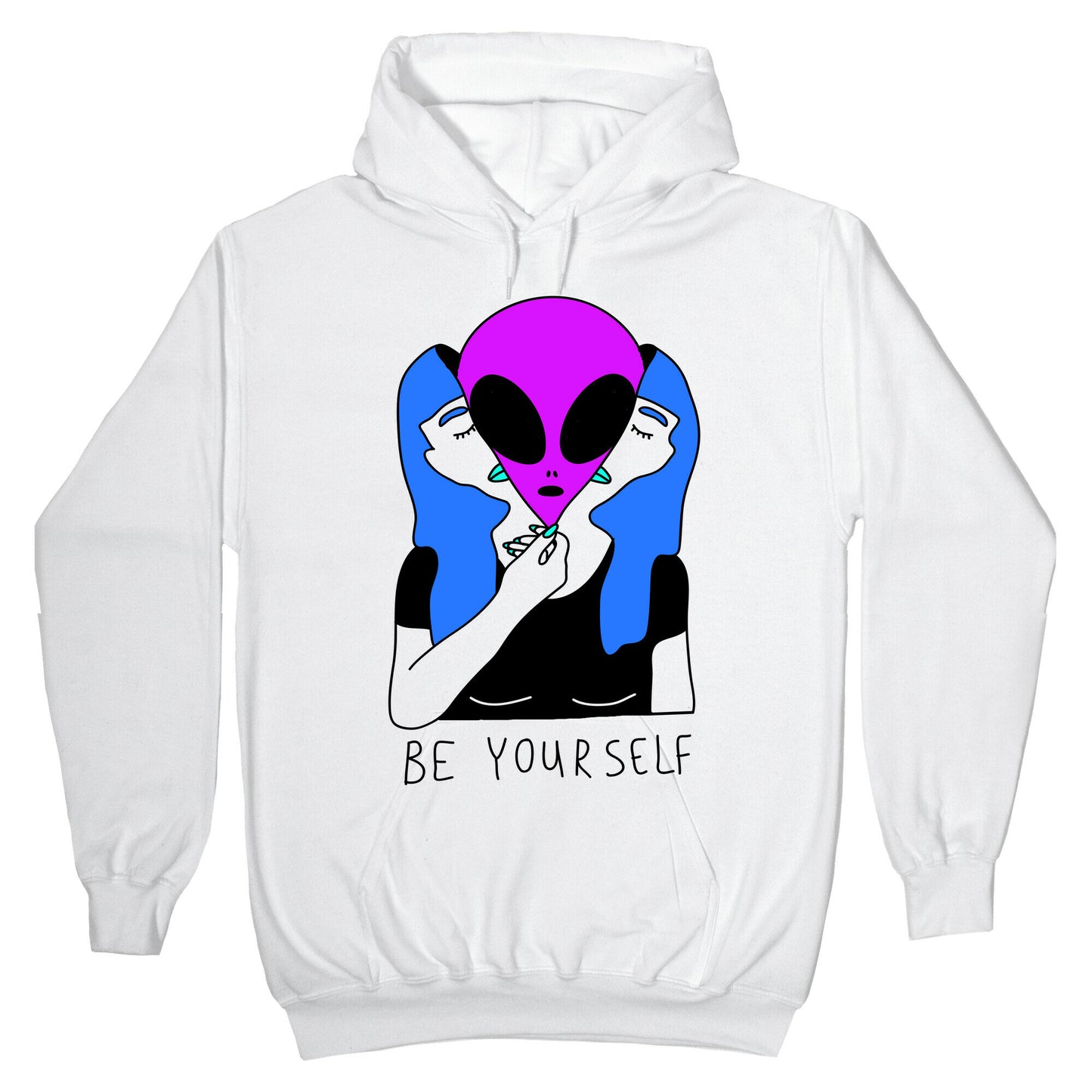 Be Yourself Alien Hoodie