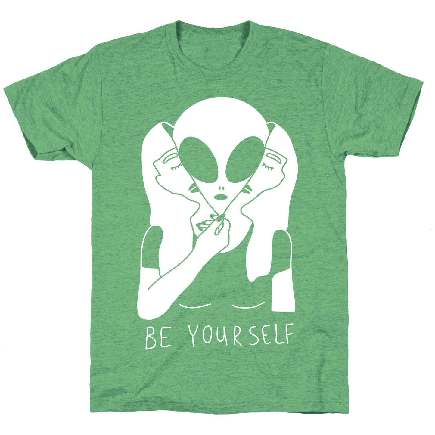 Be Yourself Alien Unisex Triblend Tee