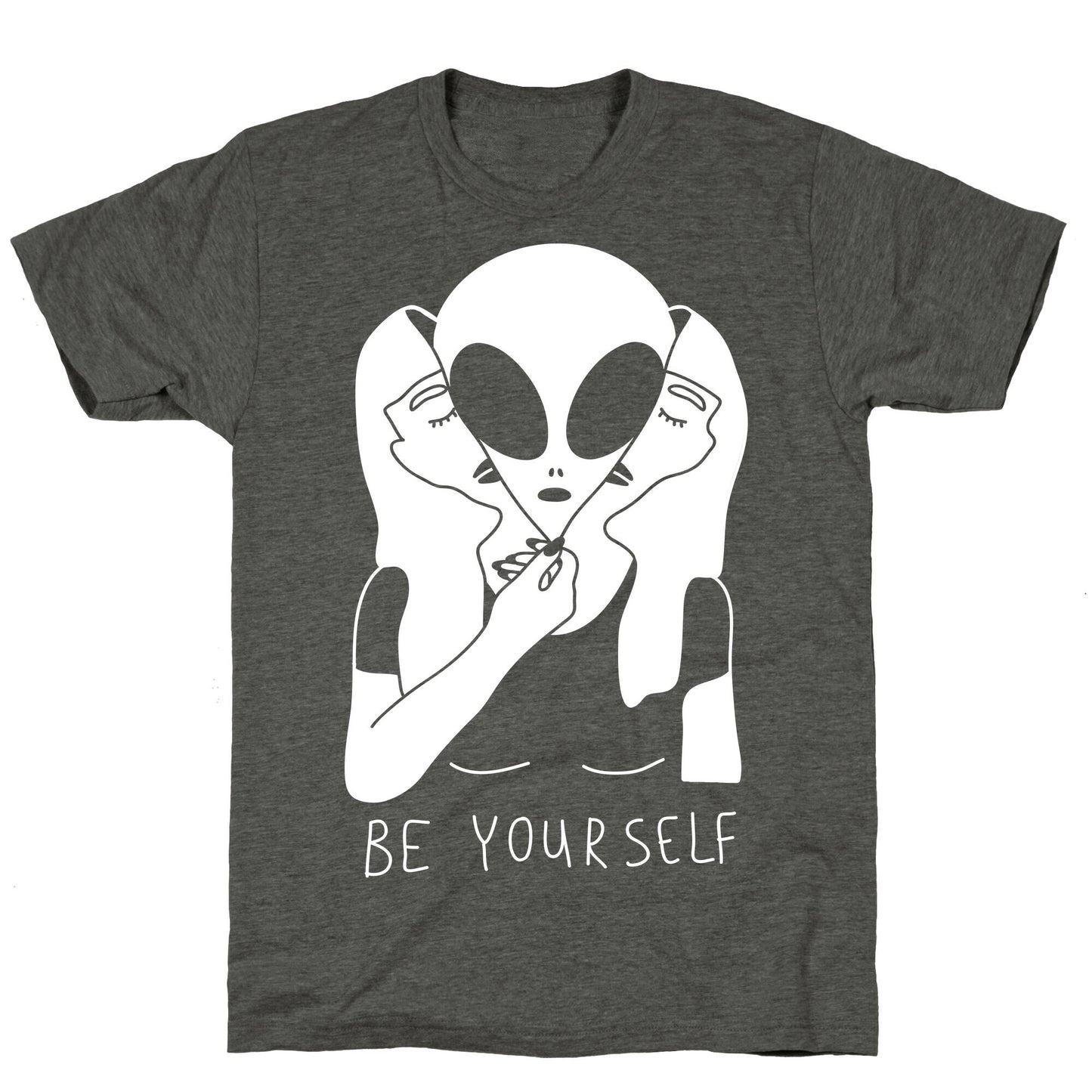 Be Yourself Alien Unisex Triblend Tee