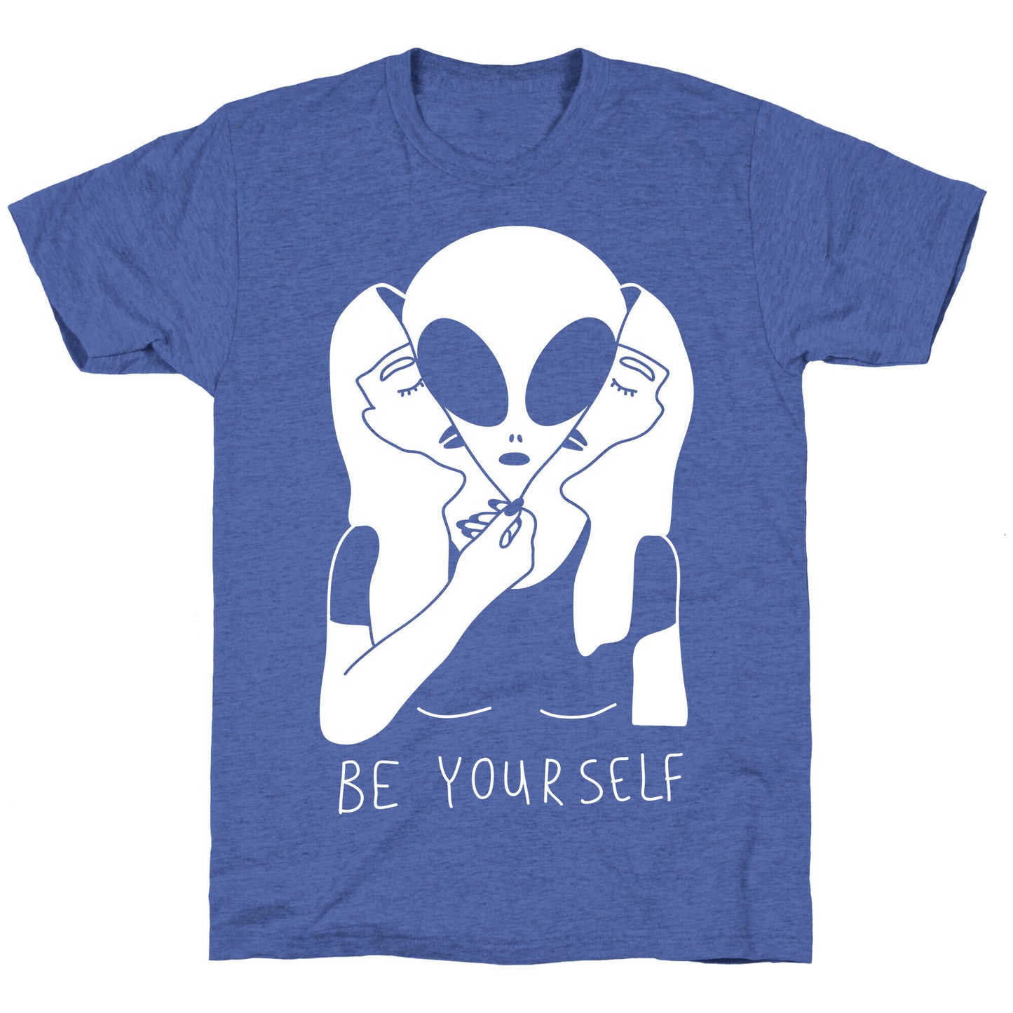 Be Yourself Alien Unisex Triblend Tee