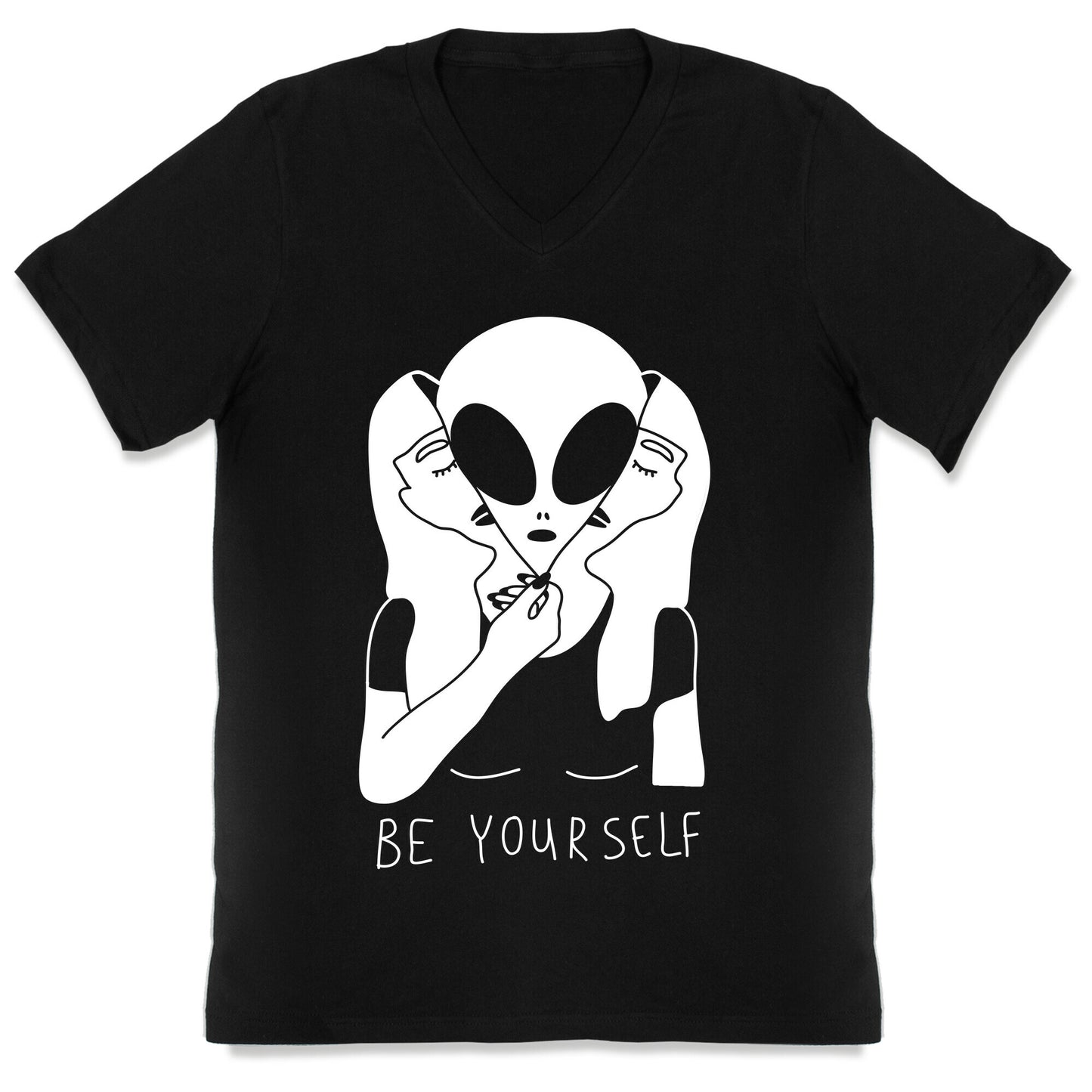 Be Yourself Alien V-Neck