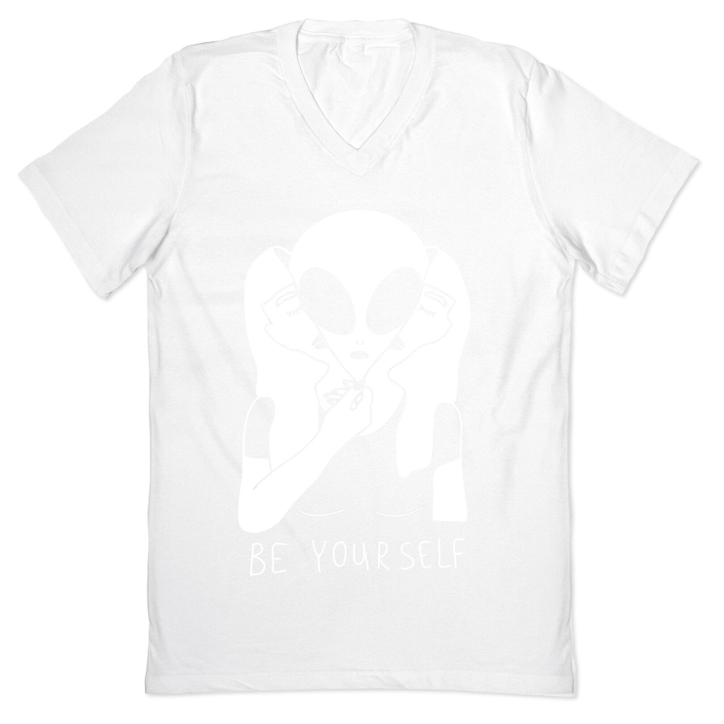 Be Yourself Alien V-Neck