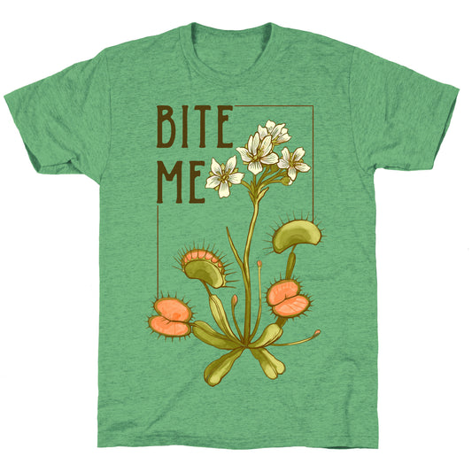 Bite Me Venus Flytrap Unisex Triblend Tee
