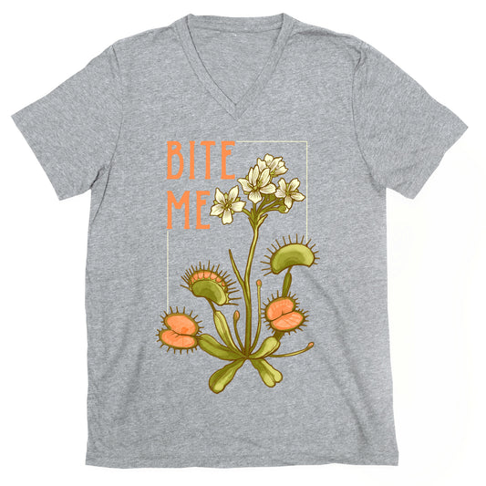 Bite Me Venus Flytrap V-Neck