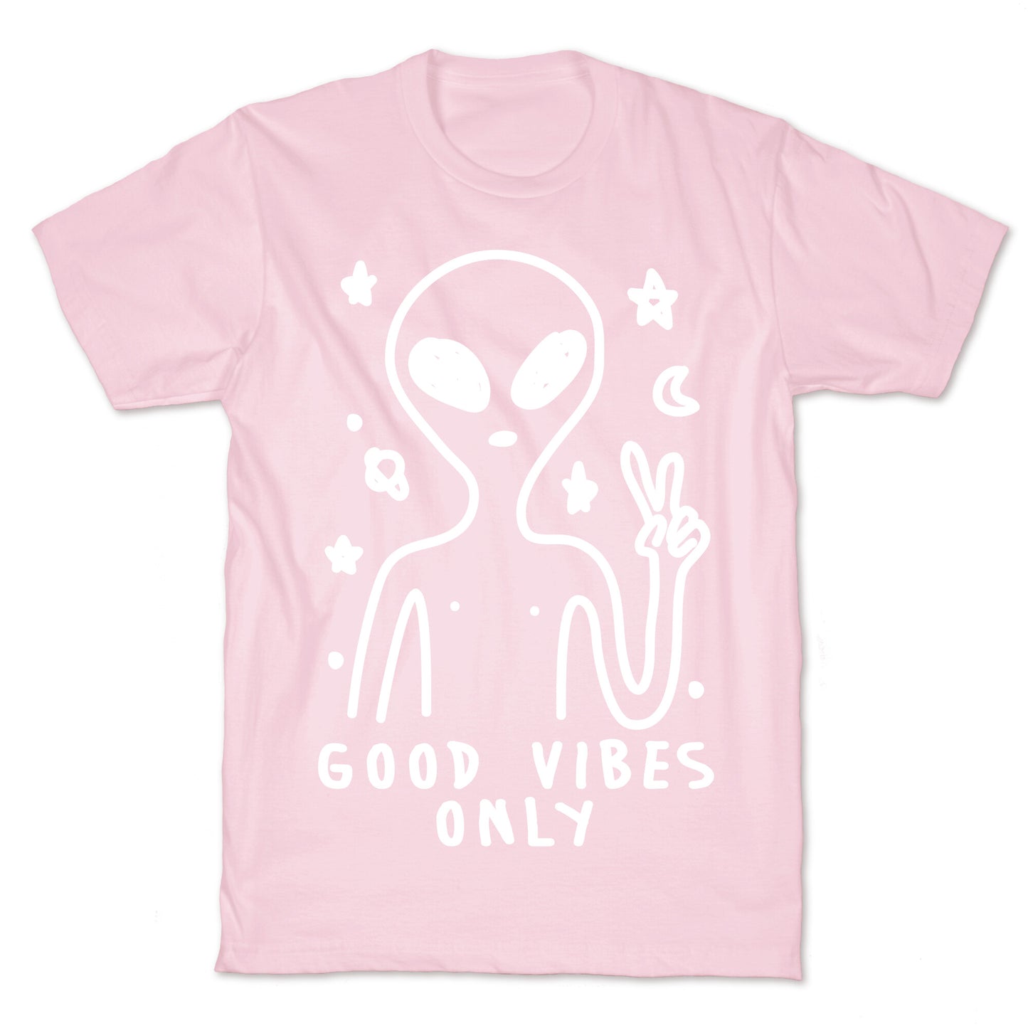 Good Vibes Only Alien T-Shirt