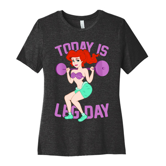 Today Is Leg Day Women's Cotton Tee
