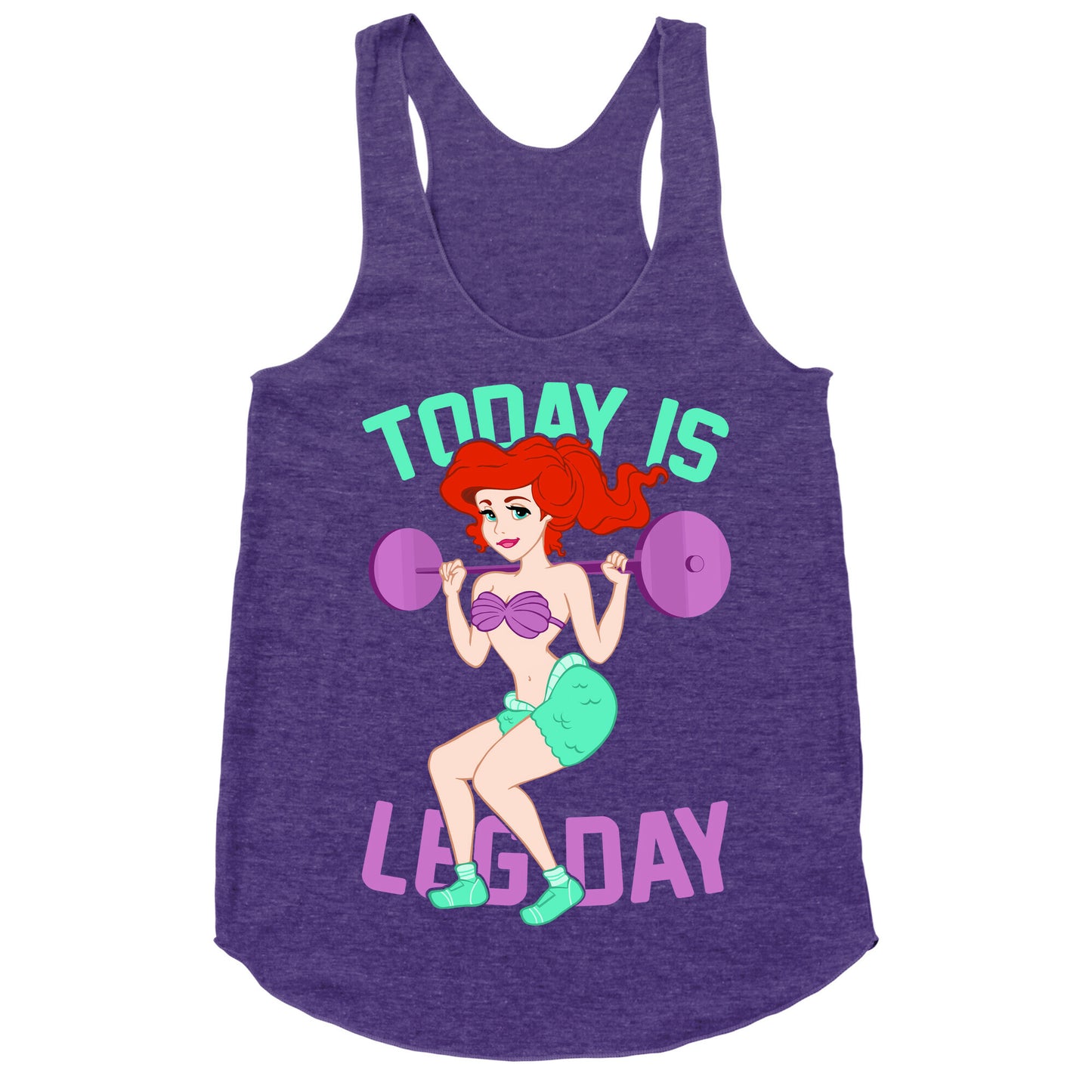 Today Is Leg Day Racerback Tank