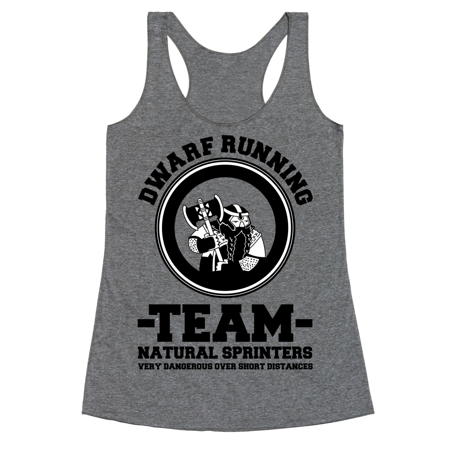 Dwarf Running Team Racerback Tank